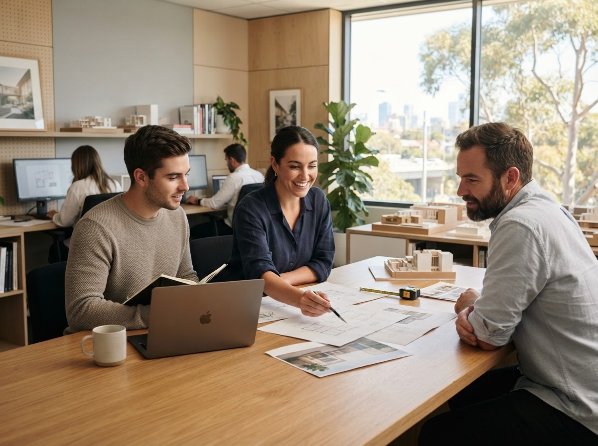 Trustorment analyst reviewing backtested investment data while working remotely